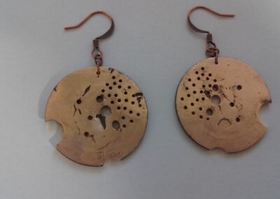 Boucles D'oreilles Cuivre